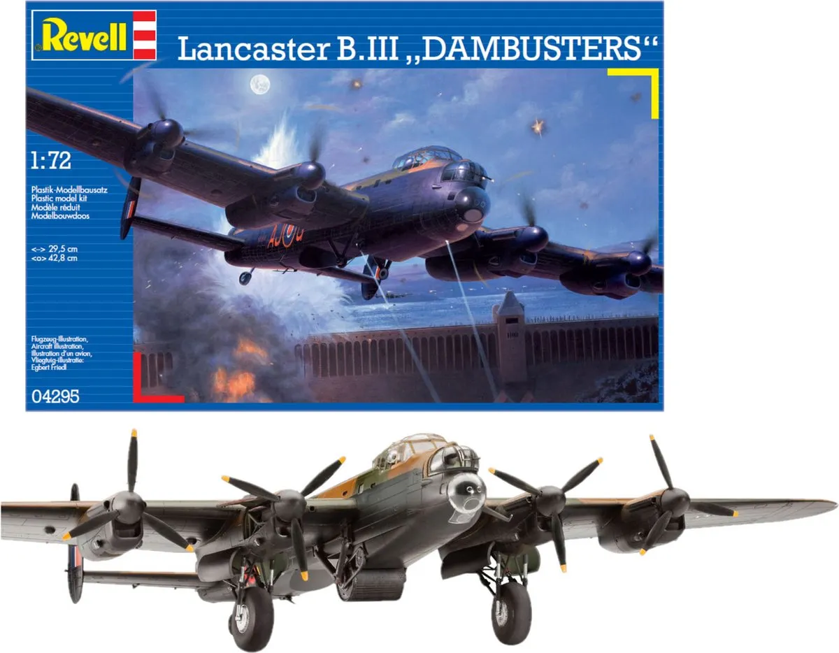Revell 04295 Avro Lancaster Dambusters Modelbouwpakket 1:72