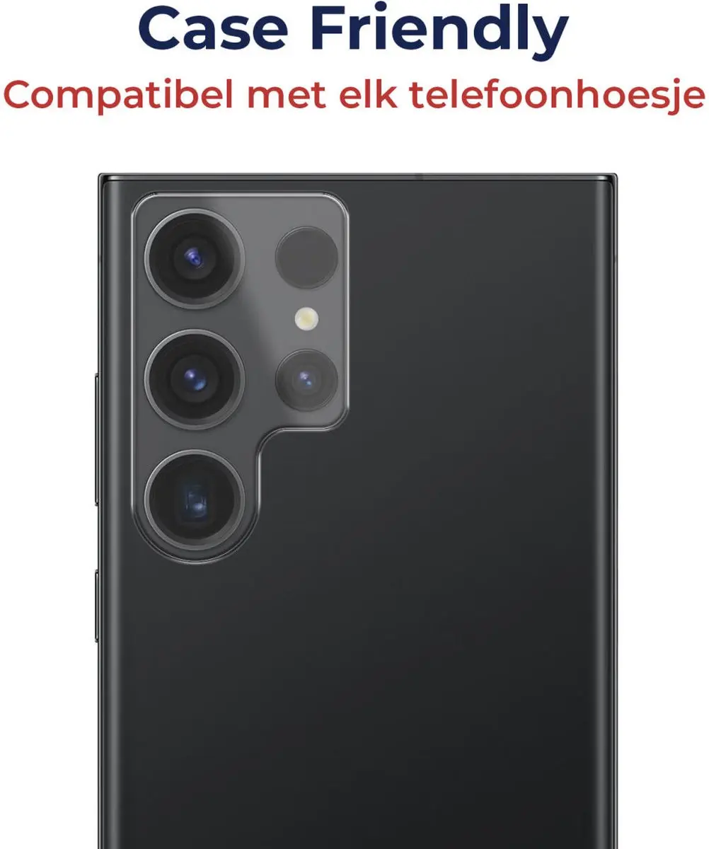 Rosso Camera Lens Protector Samsung Galaxy S23 Ultra - Glas - Transparant