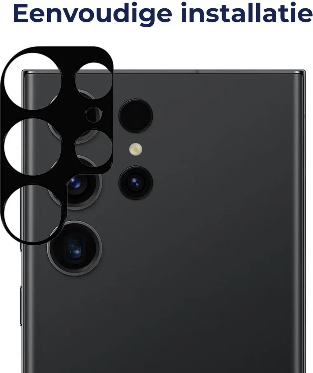 Rosso Camera Lens Protector Samsung Galaxy S23 Ultra - Glas - Zwart