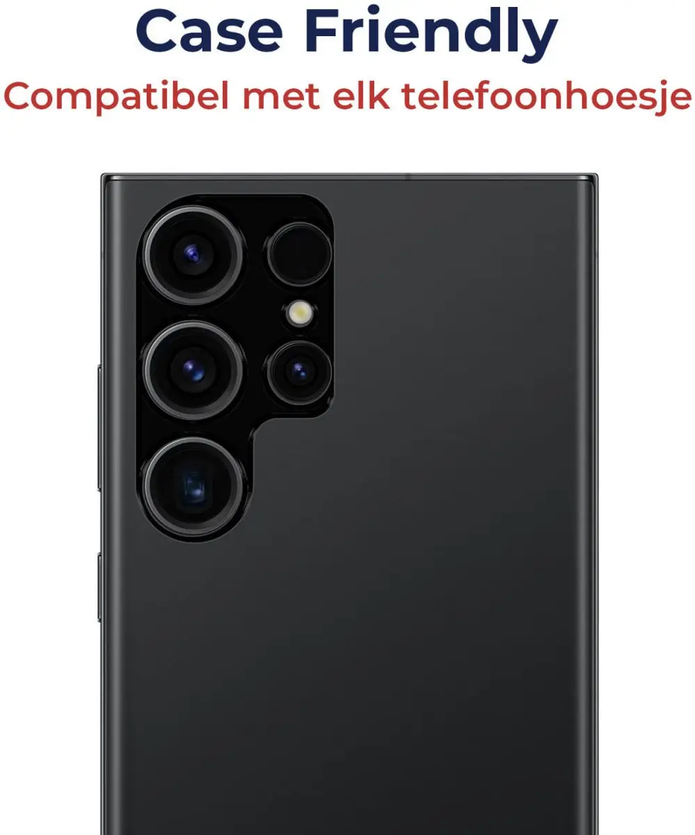 Rosso Camera Lens Protector Samsung Galaxy S23 Ultra - Glas - Zwart