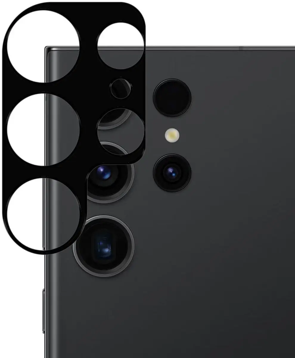 Rosso Camera Lens Protector Samsung Galaxy S23 Ultra - Glas - Zwart