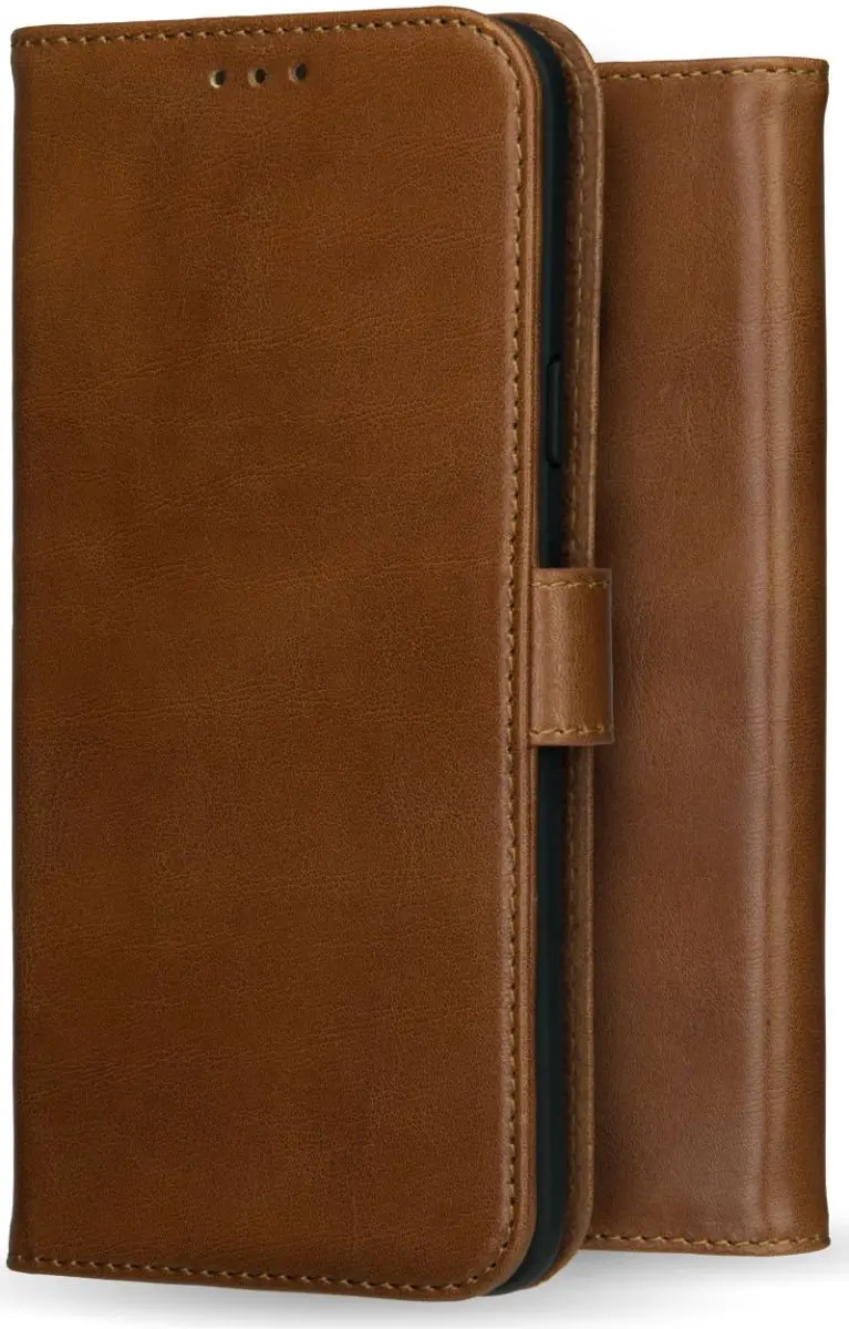 Rosso Deluxe Book Case OnePlus 11 - 3 Pasjes - Bruin