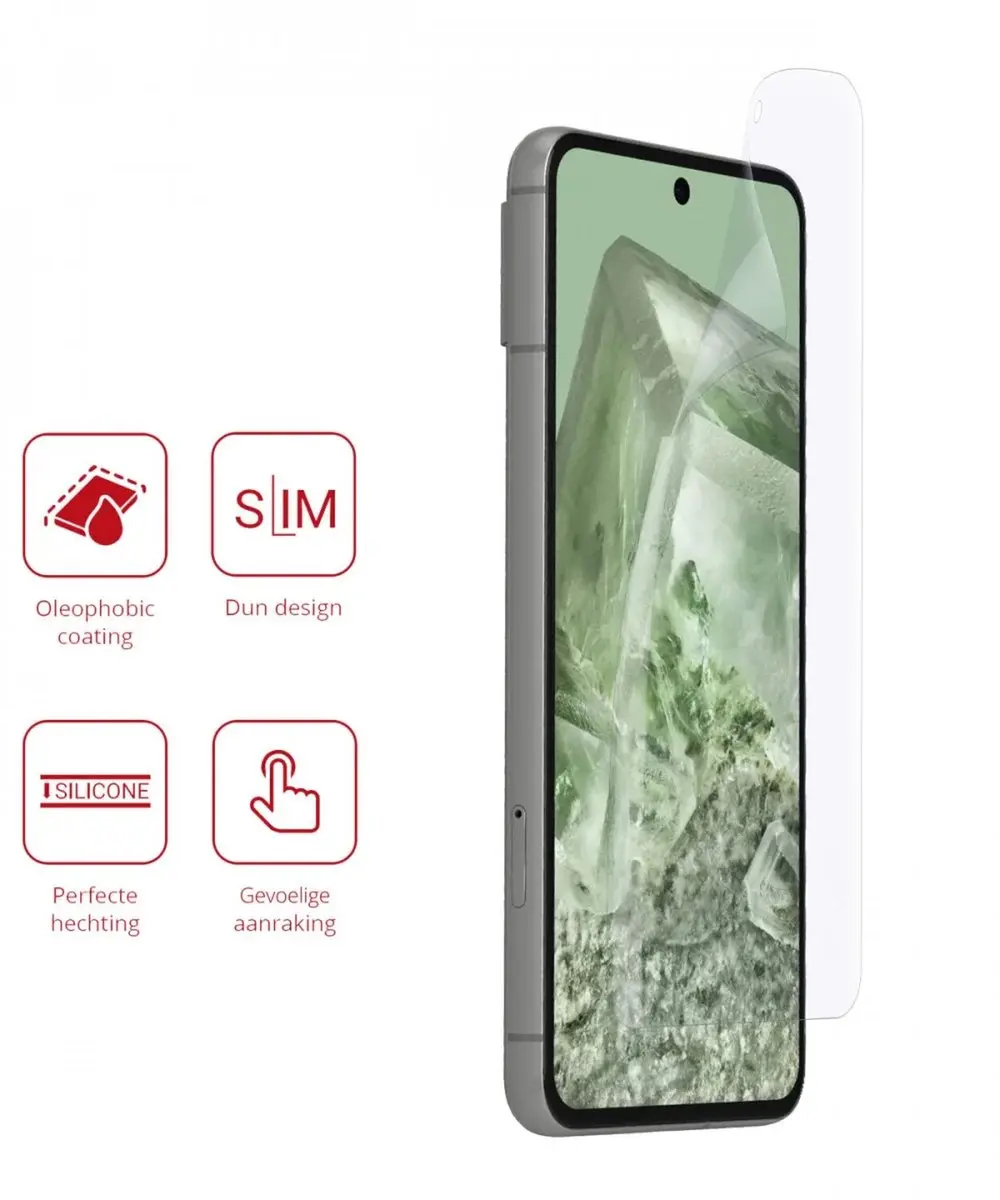 Rosso Screen Protector Ultra Clear 2 Stuks - Google Pixel 8