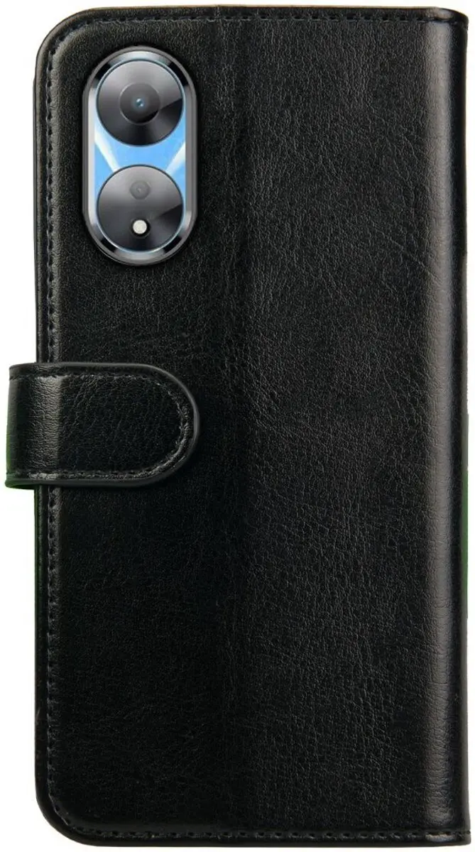 Rosso Element Book Case Wallet Oppo A78 - 3 Pasjes - Zwart