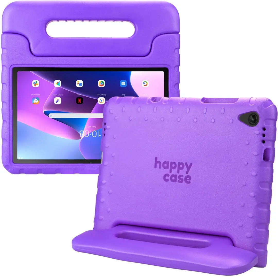 HappyCase Kinder Tablethoes Lenovo Tab M10 Plus - Paars