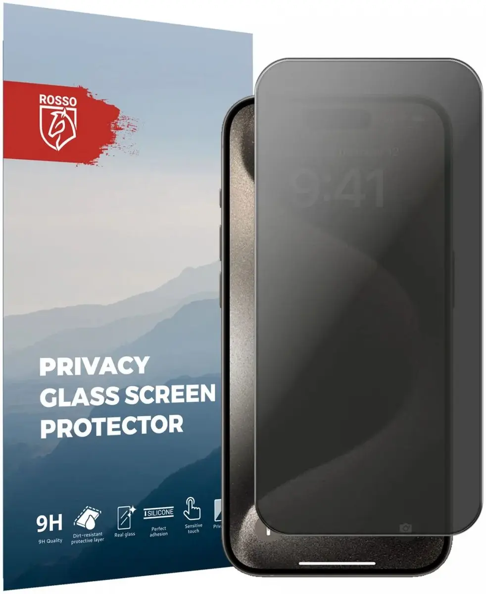 Rosso Privacy Screen Protector iPhone 15 Pro