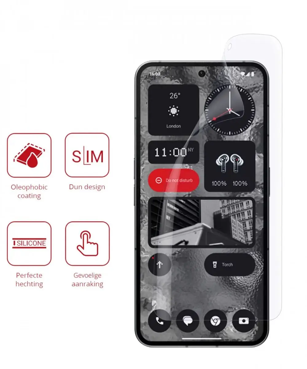 Rosso Screen Protector Ultra Clear - Nothing Phone (2) - 2 Stuks