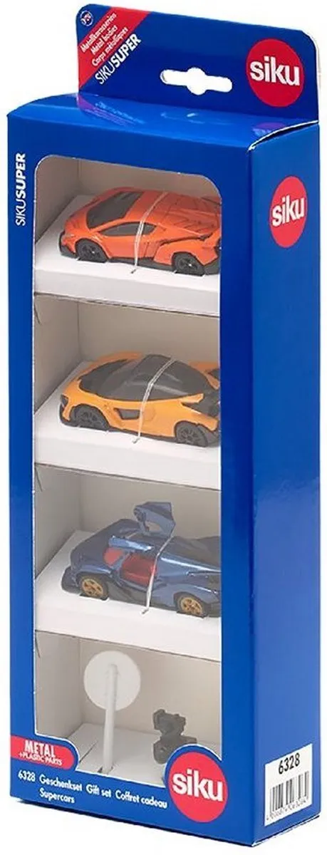 SIKU 6328 Cadeauset Supercars - Meerkleurig