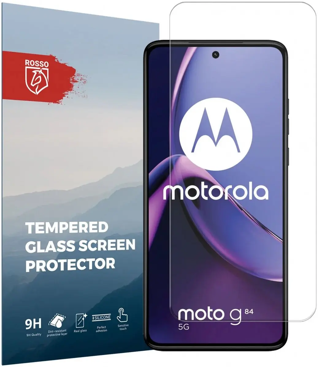 Rosso 9H Tempered Glass Moto G84
