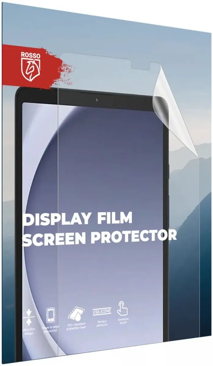 Rosso 182456 Tablet Displayfolie - Transparant - 2 Stuks