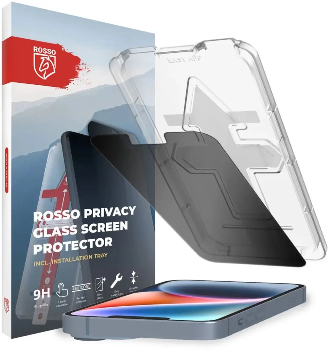 Rosso Privacy Screen Protector iPhone 15