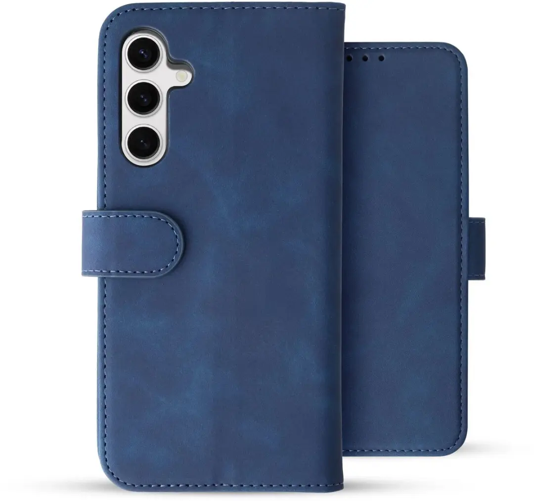 Rosso Element Book Case Wallet Samsung Galaxy S24 - 3 Pasjes - Blauw