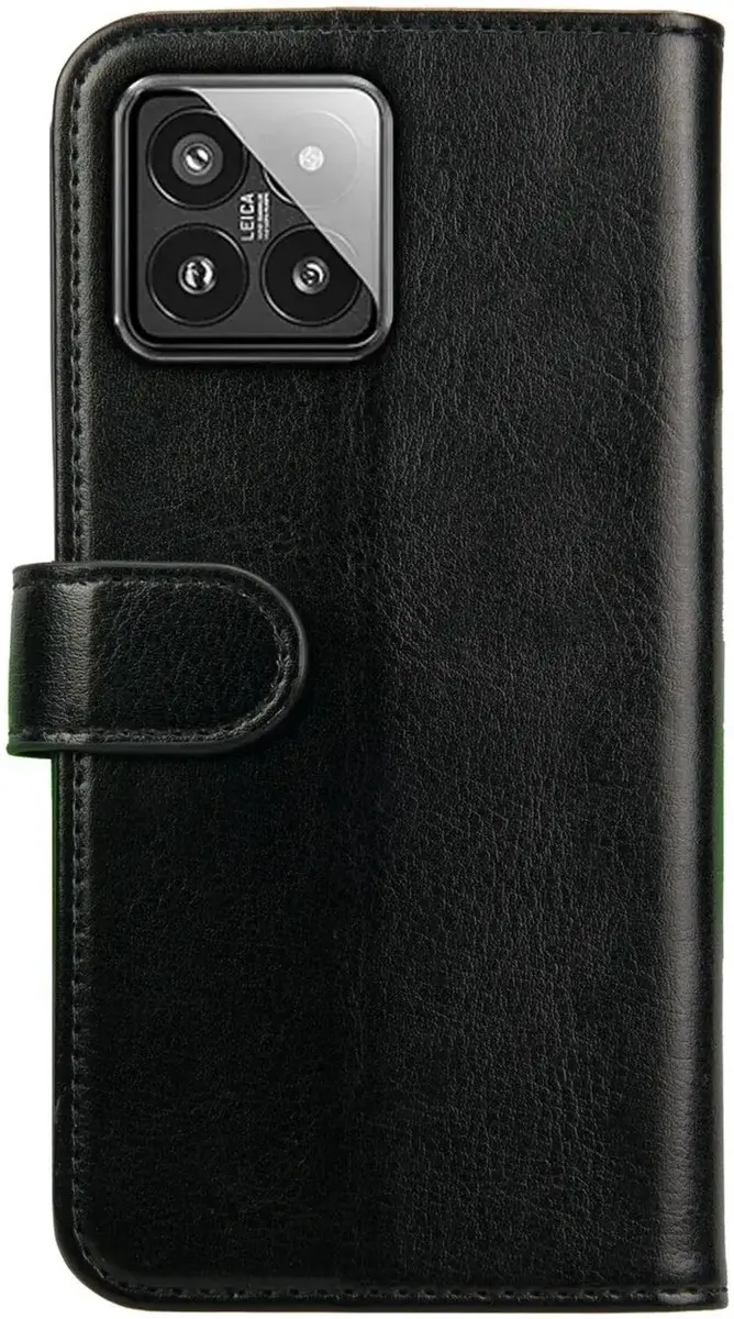 Rosso Element Book Case Wallet Xiaomi 14 - 3 Pasjes - Zwart