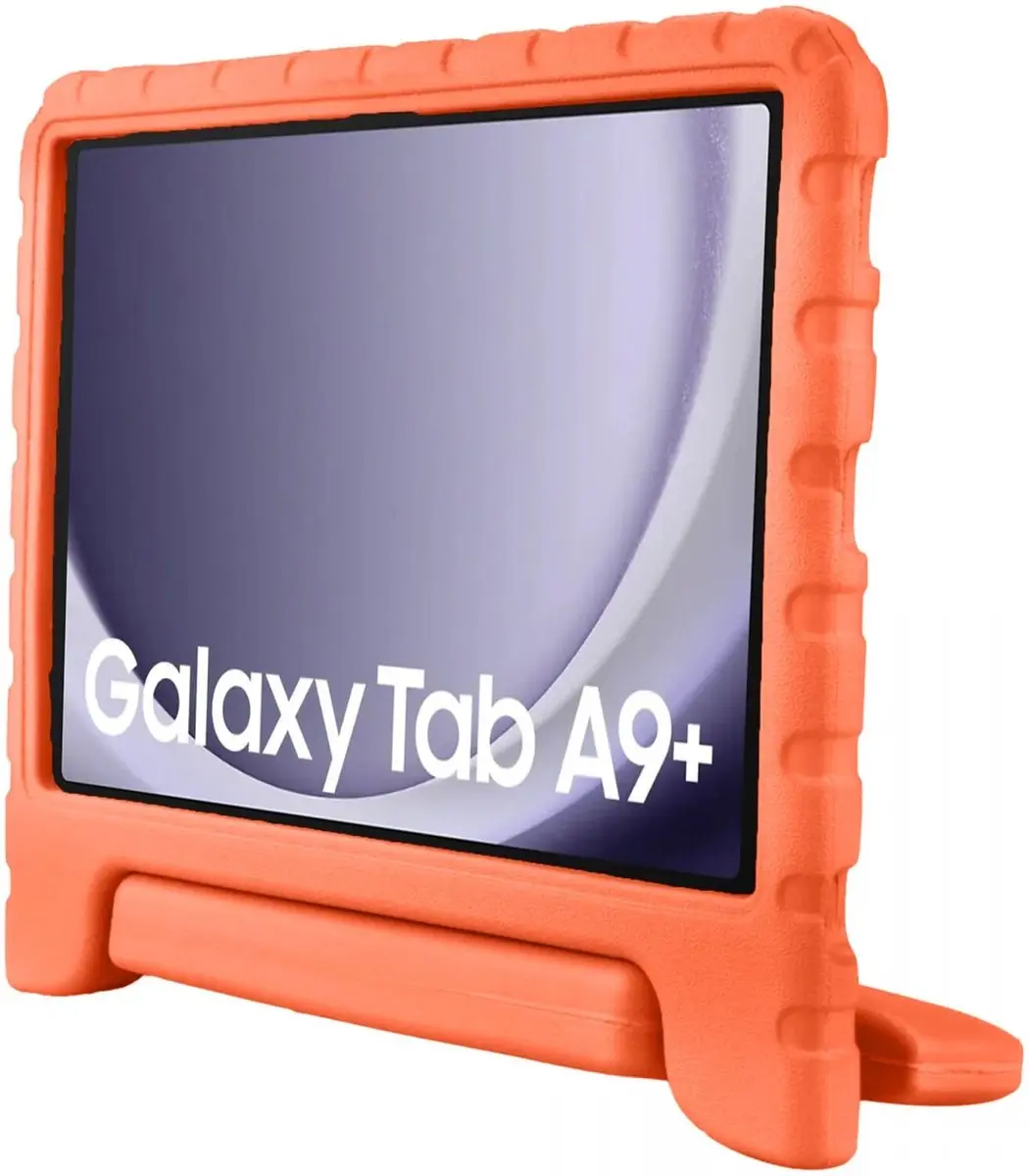 HappyCase Kinder Tablethoes Samsung Galaxy Tab A11/A9 Plus - Oranje