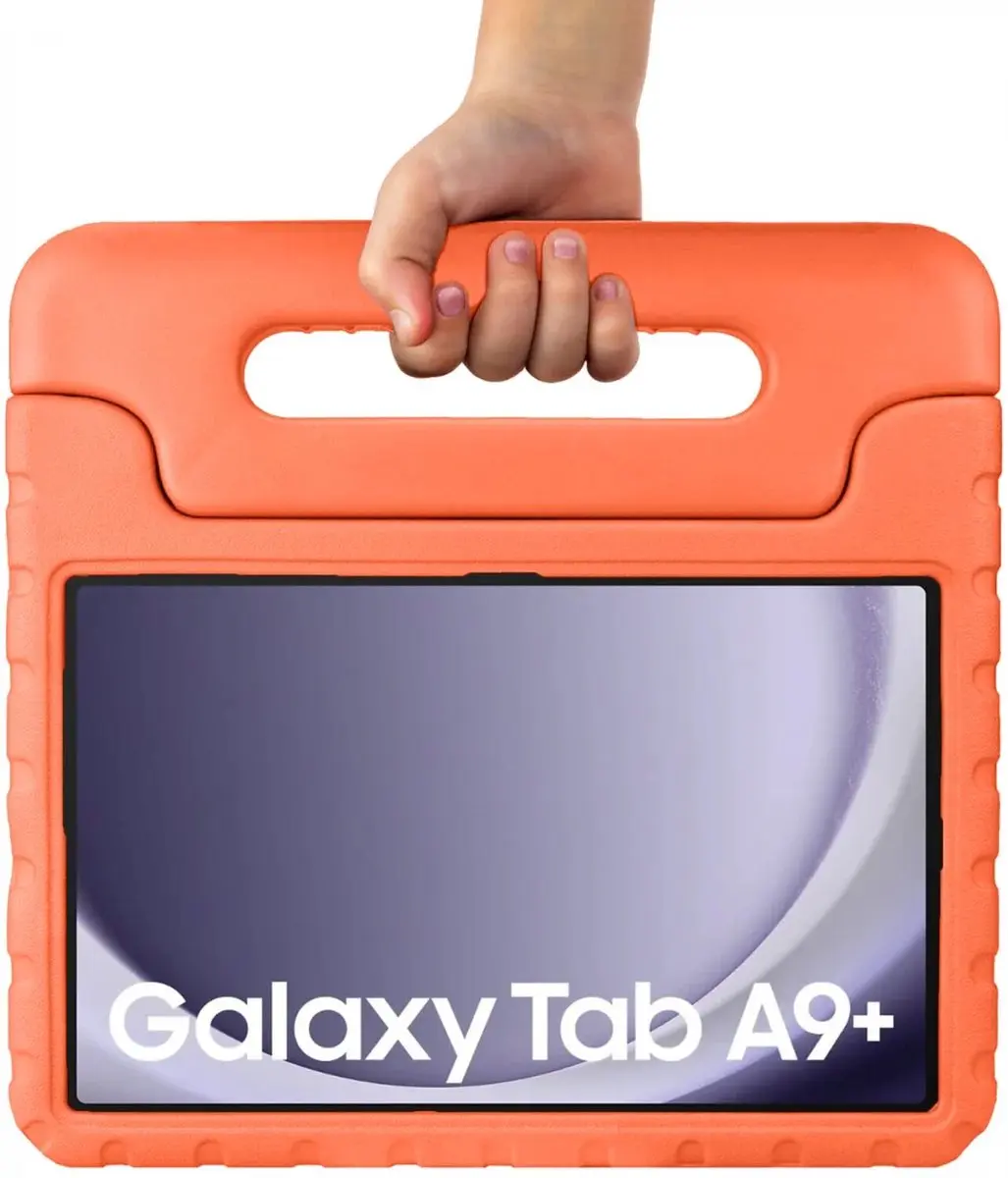 HappyCase Kinder Tablethoes Samsung Galaxy Tab A11/A9 Plus - Oranje