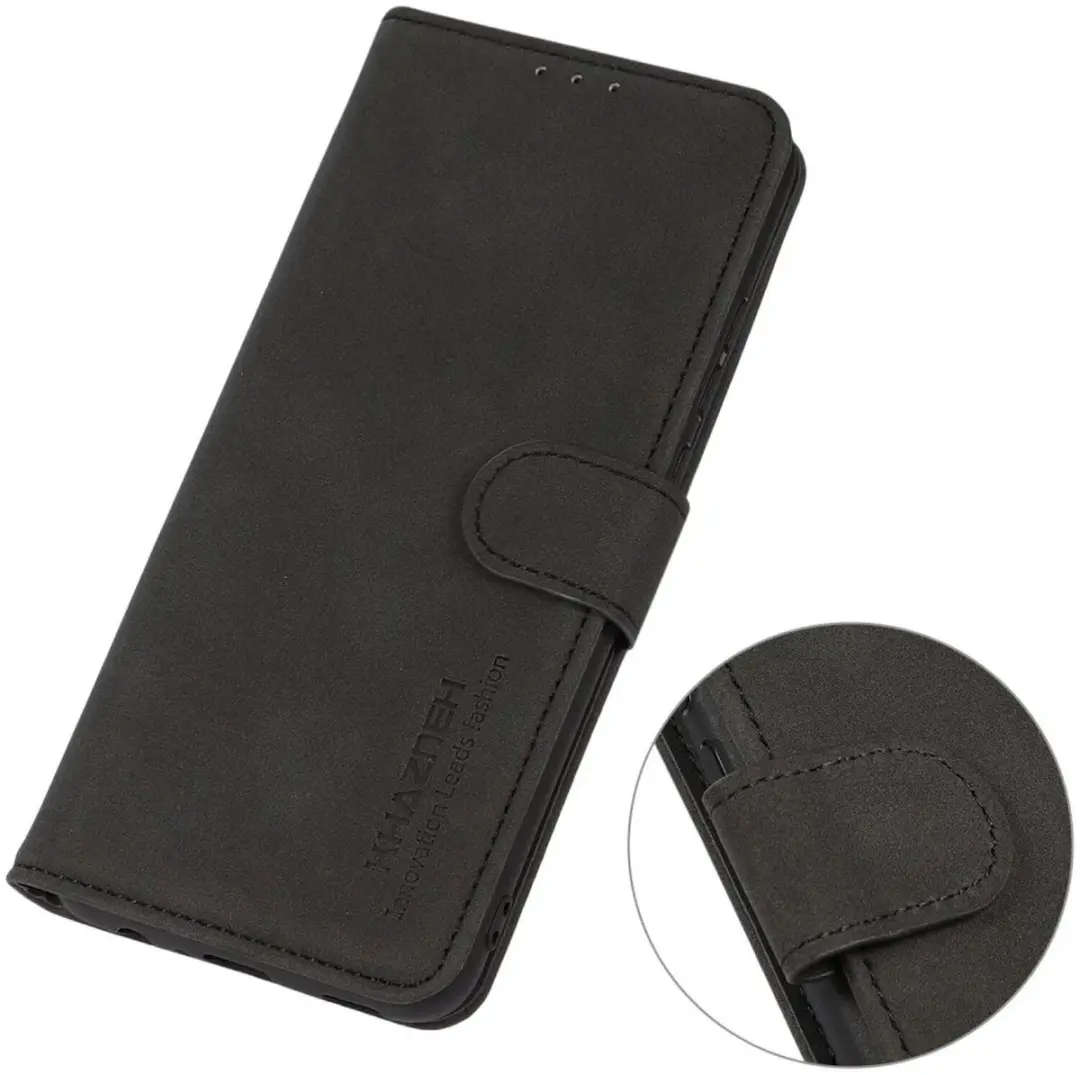Khazneh Hoesje Google Pixel 8a - Portemonnee Book Case Zwart