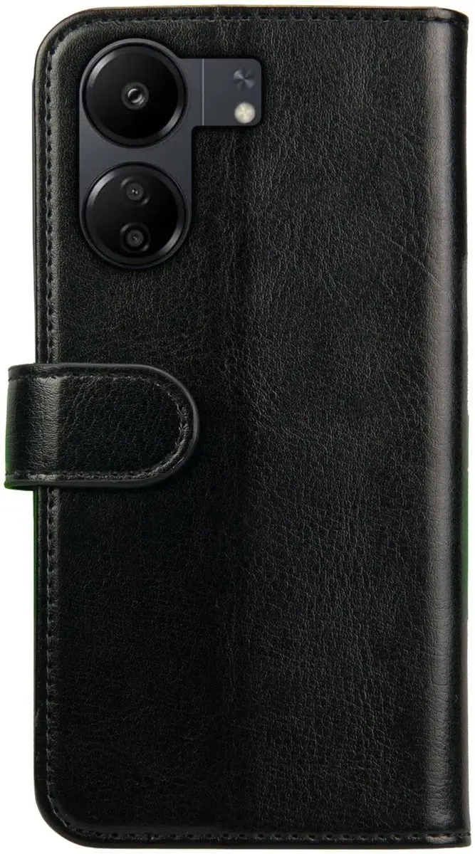 Rosso Element Hoesje 184352 - Xiaomi Poco C65 - 3 Pasjes - Zwart