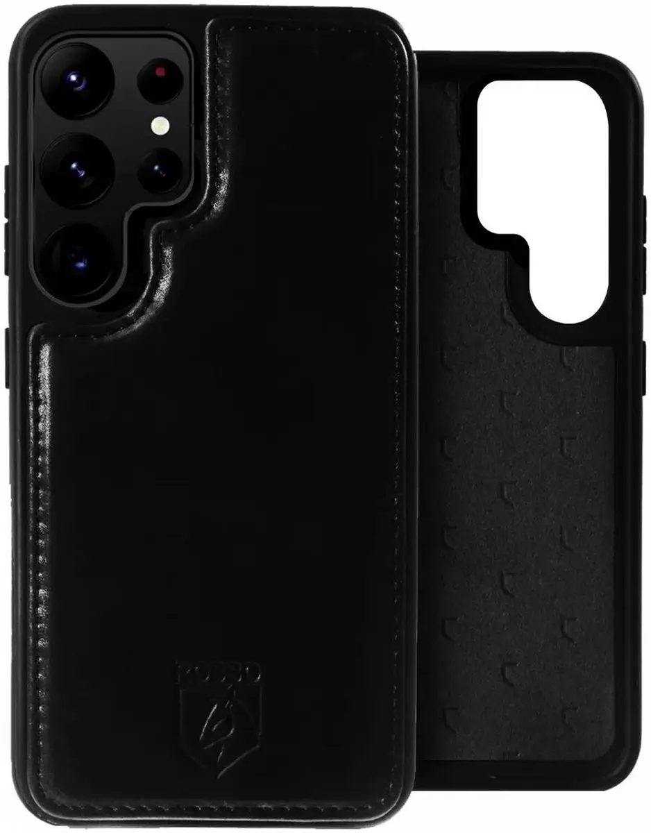 Rosso Elite 185738 Hoesje Samsung Galaxy S23 Ultra - MagSafe - Zwart