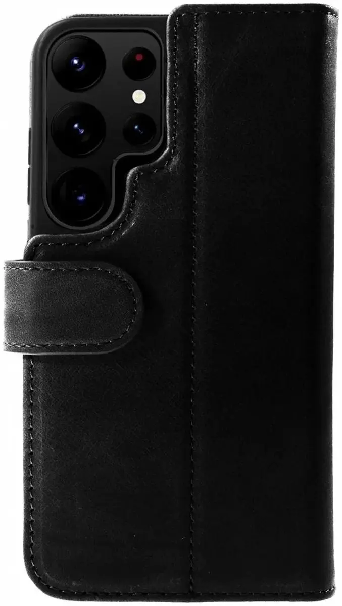 Rosso Elite 185738 Hoesje Samsung Galaxy S23 Ultra - MagSafe - Zwart