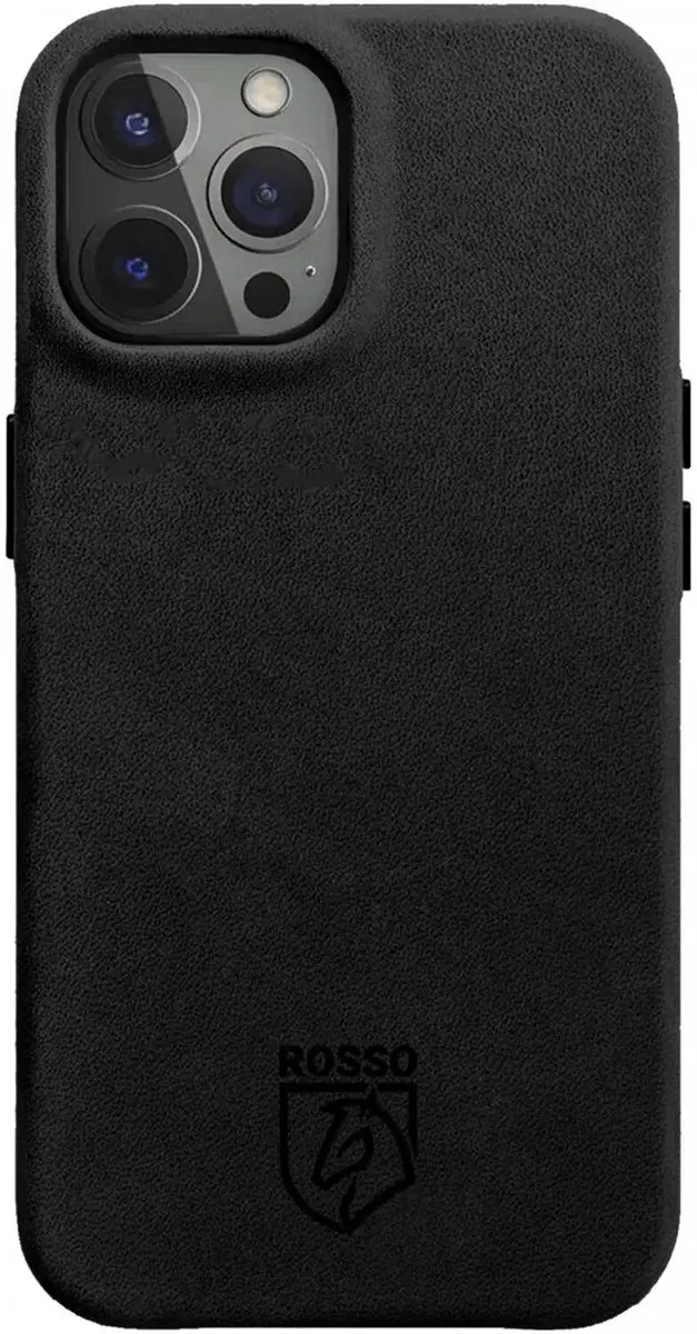 Rosso Elite 185747 Hoesje iPhone 15 Pro Max - MagSafe - Zwart
