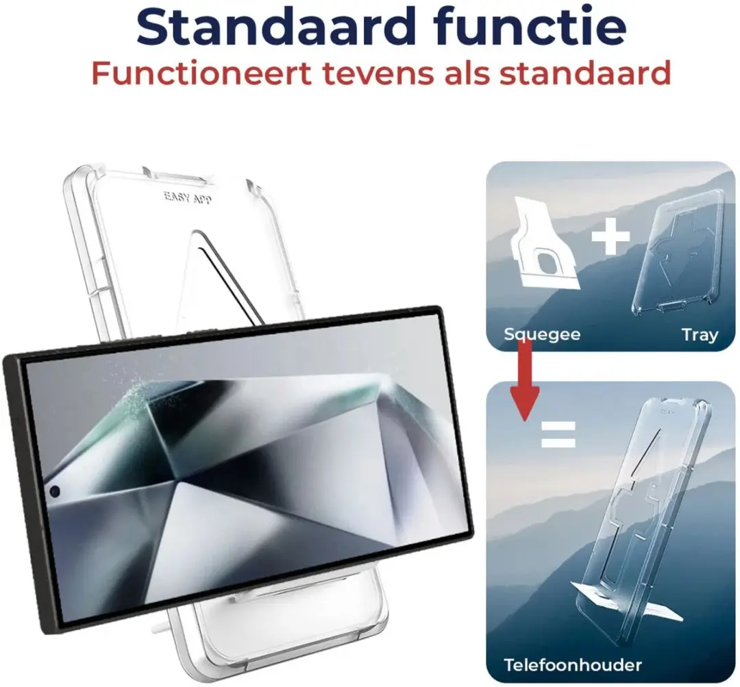 Rosso Privacy Screen Protector Samsung Galaxy S24 Ultra - 9H Glas - Anti Spy