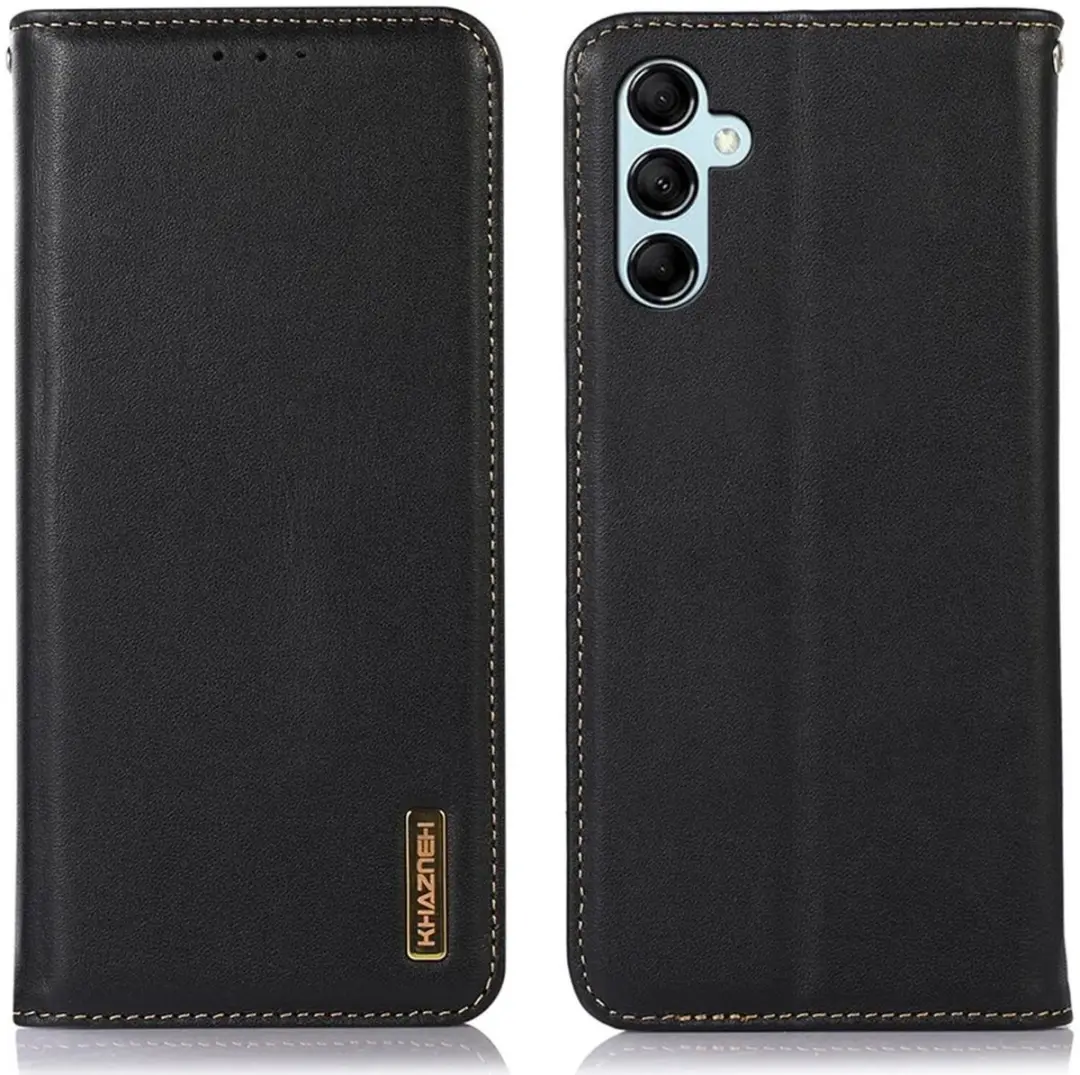 Khazneh Hoesje RFID Book Case Samsung Galaxy A55 - Zwart