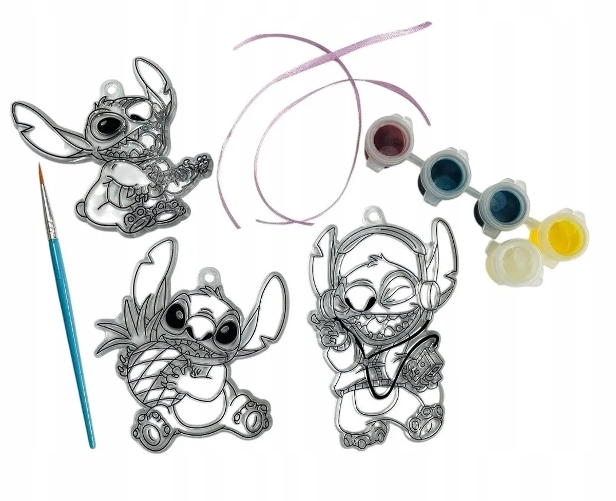 Disney Lilo & Stitch Zonnevangers - 4 Kleuren Verf - 3 Stuks