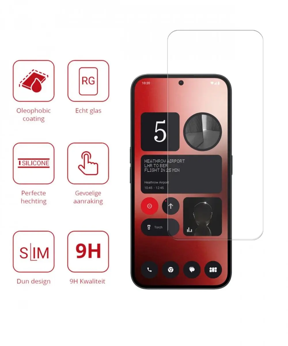 Rosso Screen Protector Nothing Phone (2a) - 9H Tempered Glass