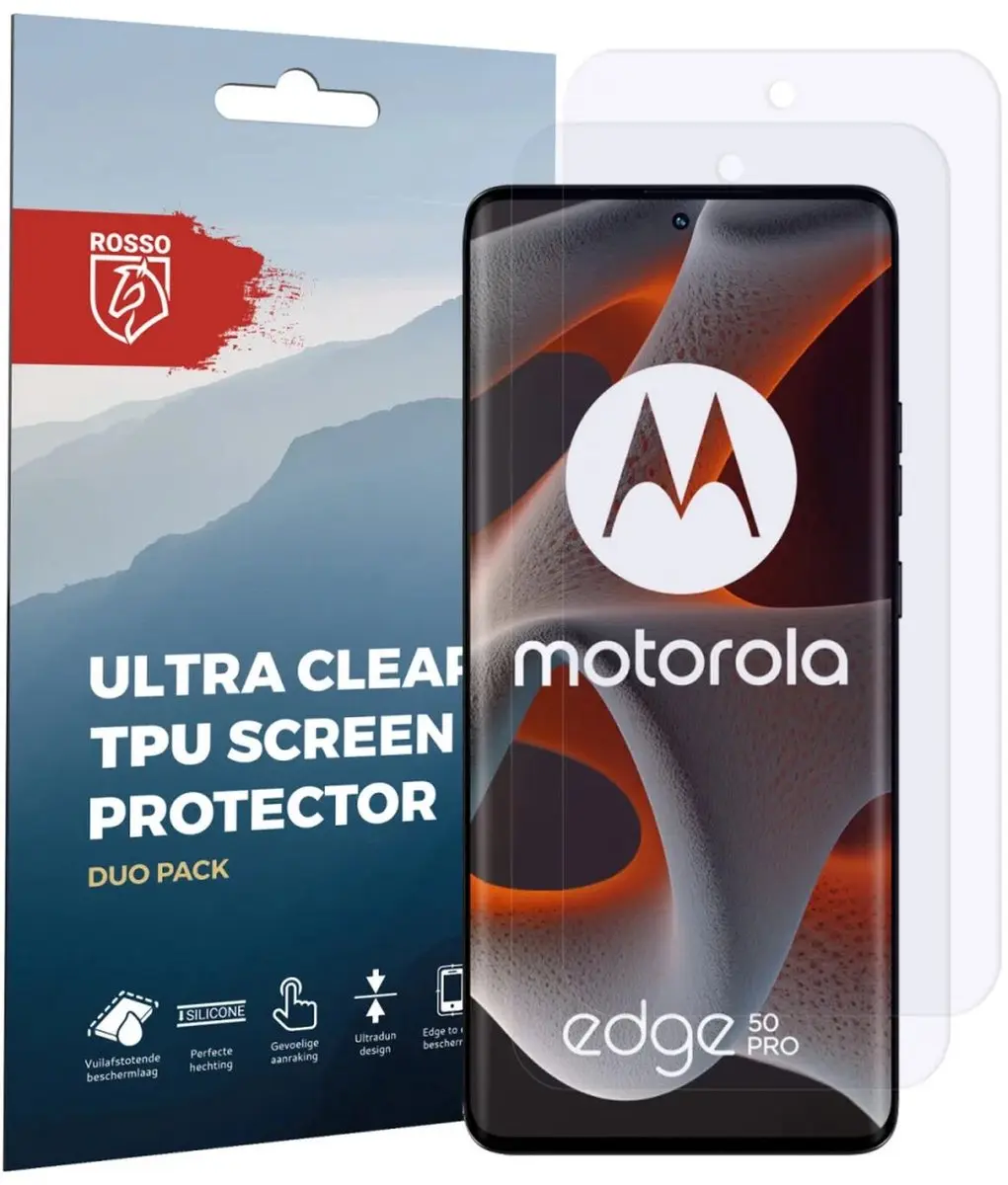 Rosso Screen Protector Motorola Edge 50 Pro - 2 Stuks