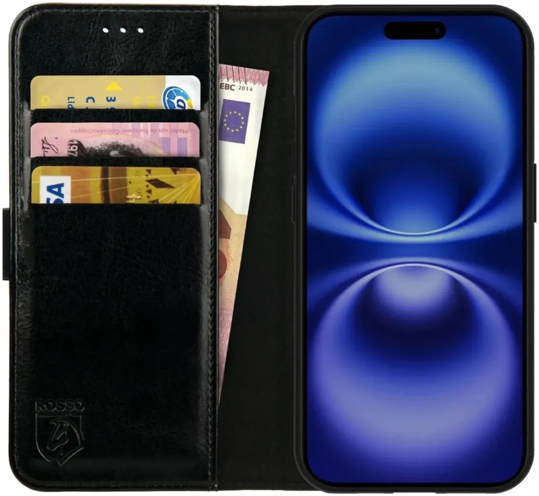 Rosso Element Wallet Book Case iPhone 16 Plus