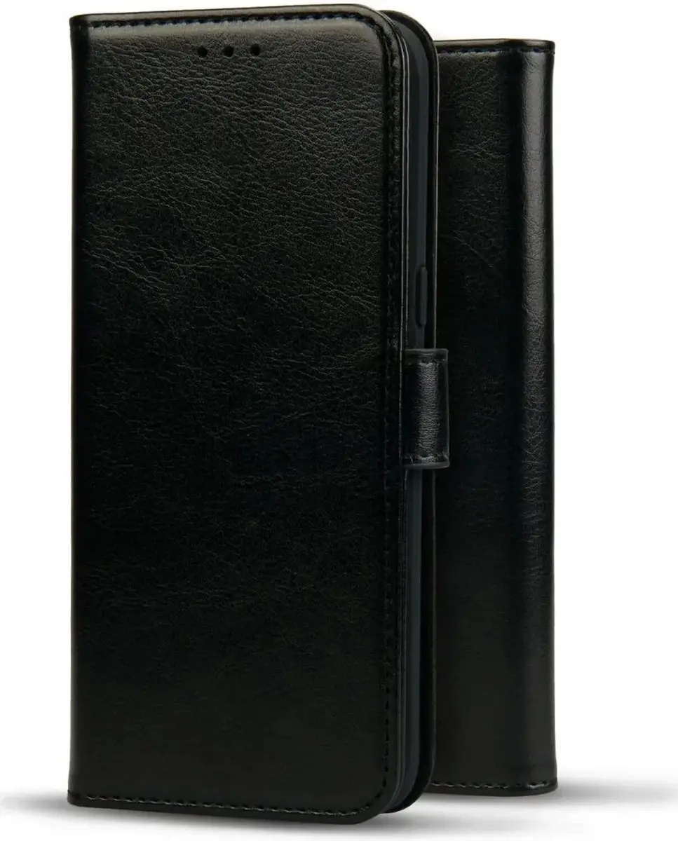 Rosso Element Wallet Book Case iPhone 16 Plus - 3 Pasjes - Zwart - afbeelding 6 van 6