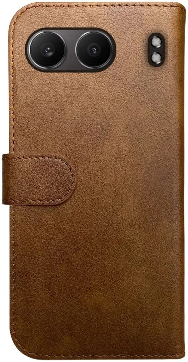 Rosso Element Wallet Book Case OnePlus Nord 4 - 3 Pasjes - Bruin