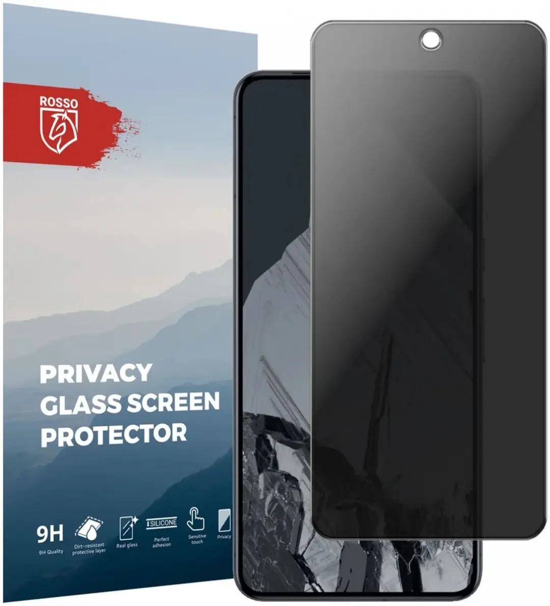 Rosso Privacy Glas Screen Protector Google Pixel 8