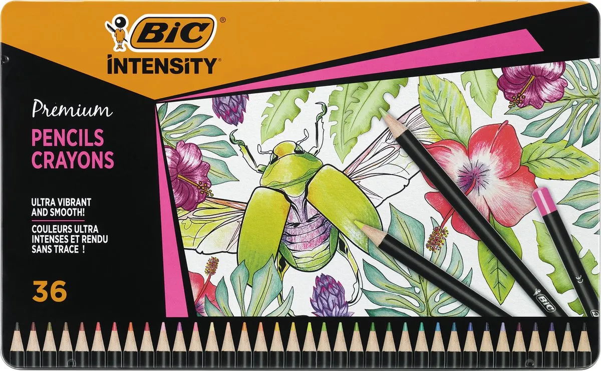 BIC Kids Intensity Premium Potloodset 36 Stuks