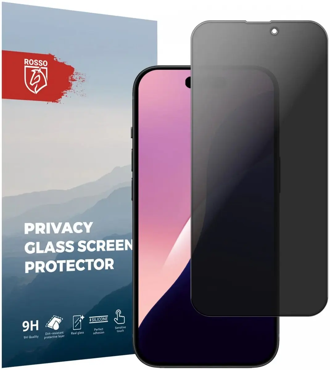 Rosso Privacy Screen Protector iPhone 16 Pro