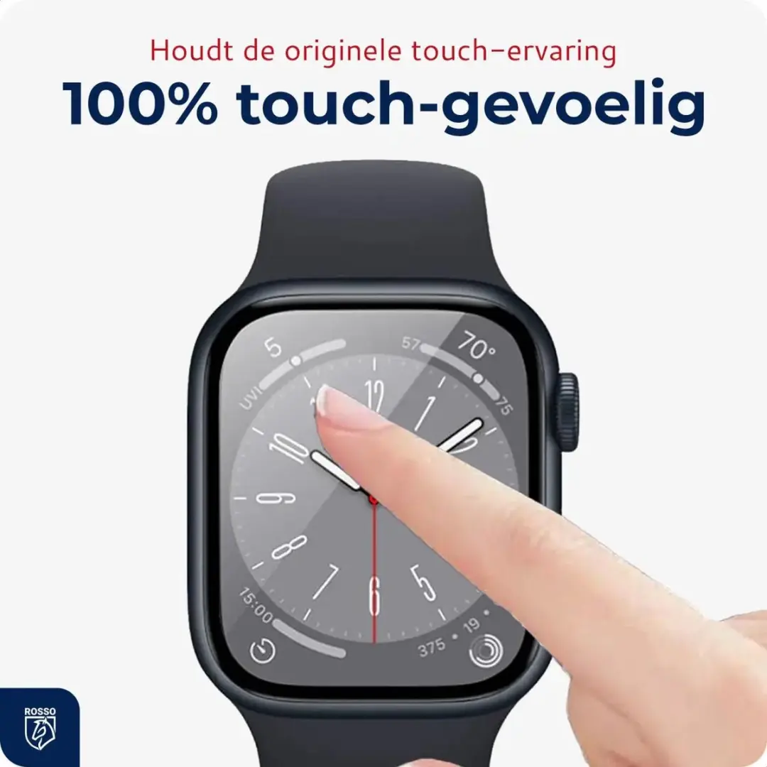 Rosso Hybrid Glass Apple Watch Ultra Screen Protector - 3 Stuks