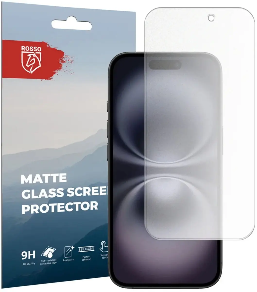 Rosso Anti-Reflectie Tempered Glass iPhone 16