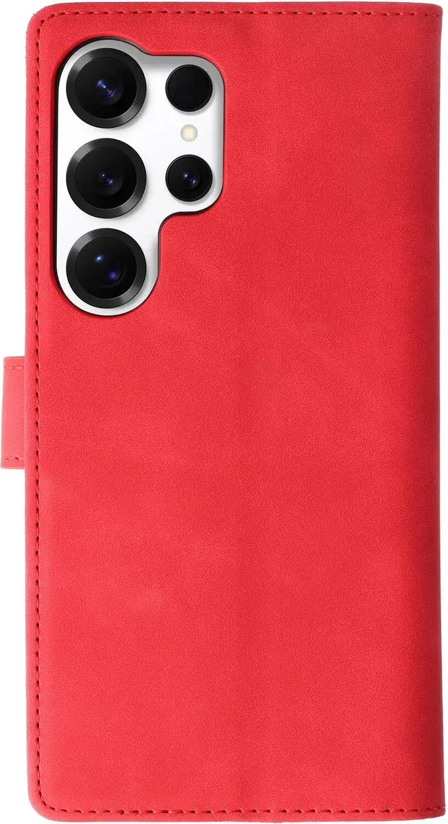 Rosso Element Wallet Book Case 203202 - Samsung Galaxy S25 Ultra - Rood