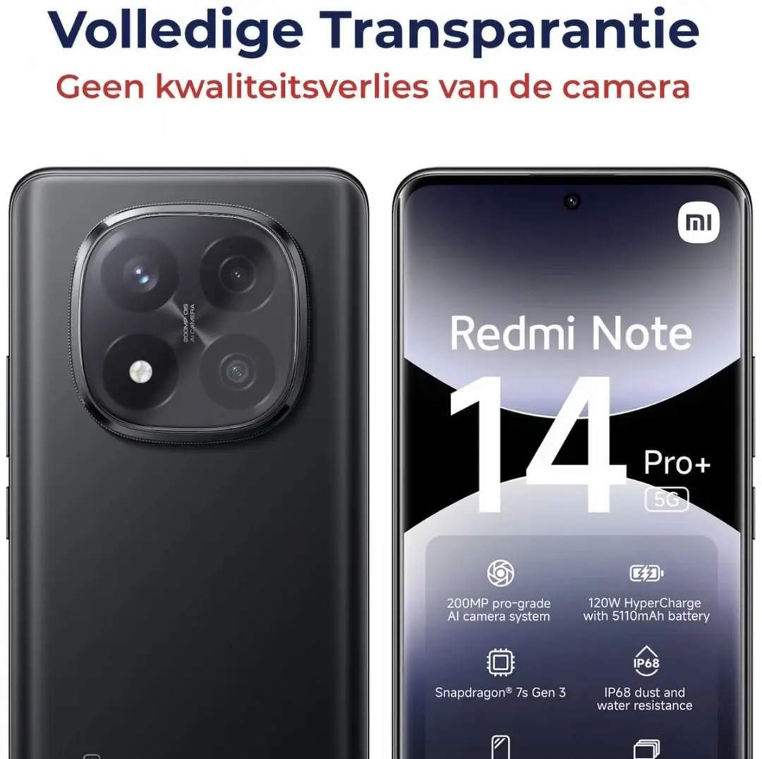Rosso Camera Protector Xiaomi Redmi Note 14 Pro Plus - Ultra dun glas