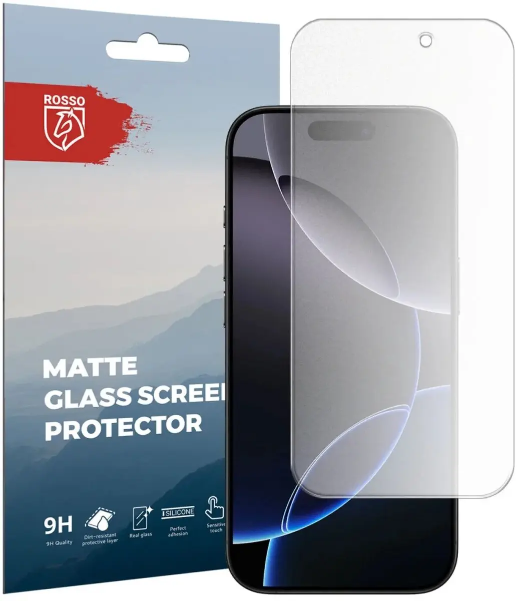 Rosso Anti-Reflectie Tempered Glass iPhone 16 Pro