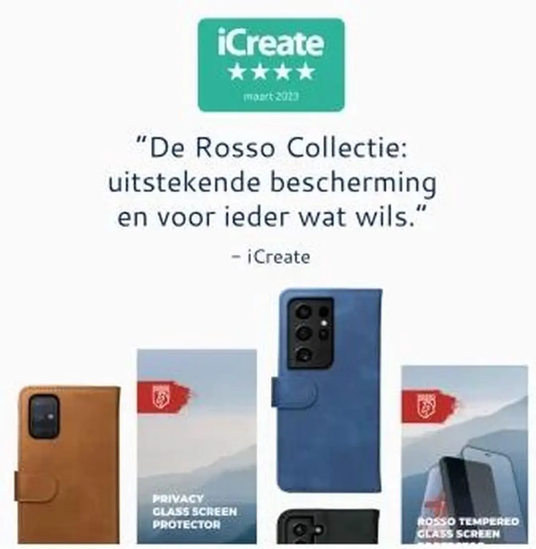 Rosso Hybrid Glass iPhone 16 Plus Screen Protector - PMMA