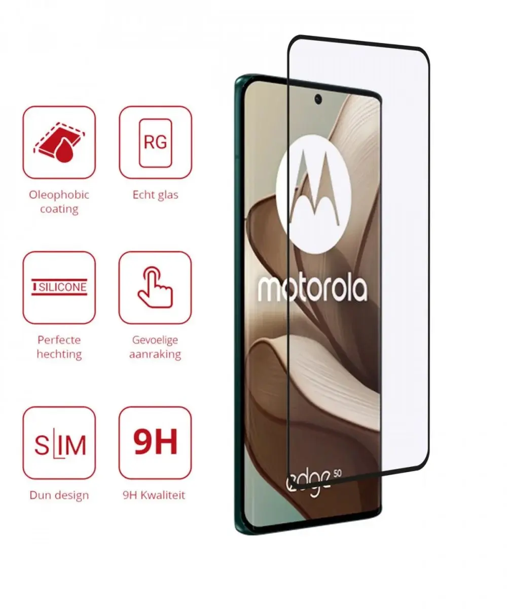 Rosso Screen Protector Motorola Edge 50 - 9H Tempered Glass