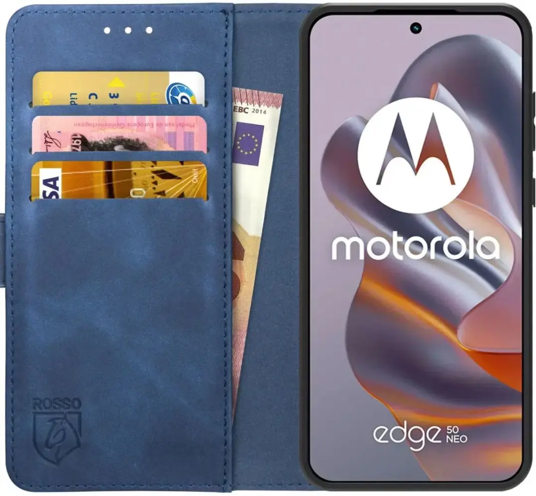 Rosso Element Wallet Book Case Motorola Edge 50 Neo