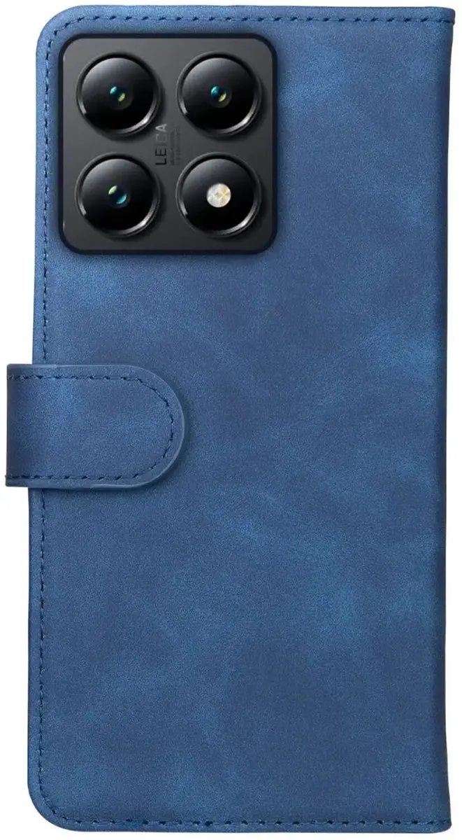 Rosso Element Wallet Book Case 208917 - Xiaomi 14T Pro - 3 Pasjes - Blauw