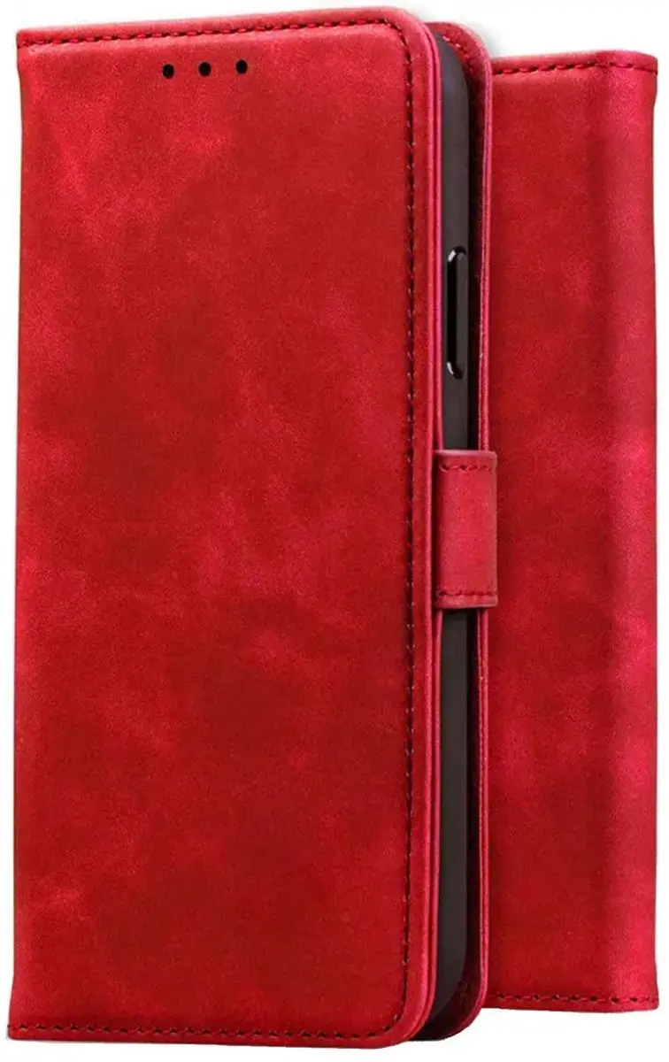 Rosso Element Wallet Book Case OnePlus 13 - 3 Pasjes - Rood