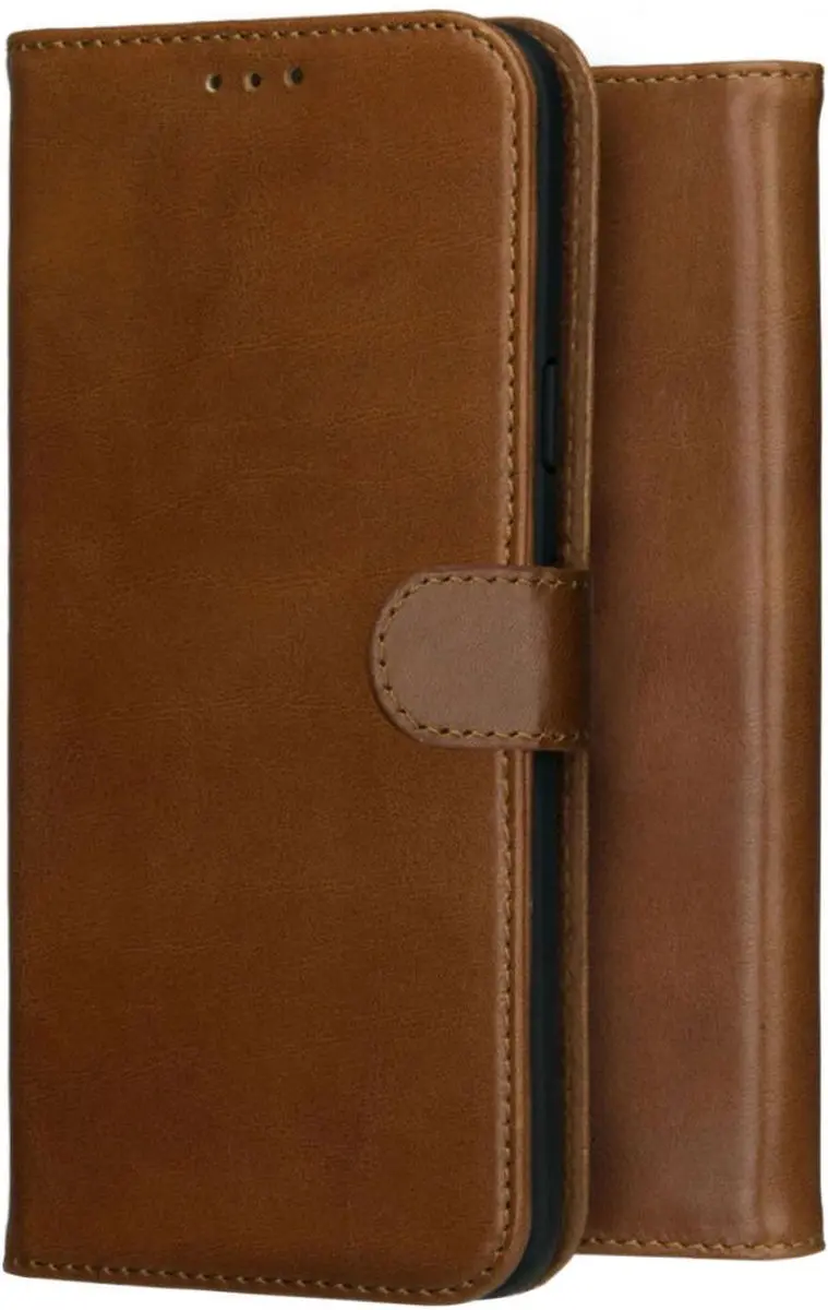 Rosso Element Wallet Book Case OnePlus 13R - 3 Pasjes - Bruin - afbeelding 6 van 6
