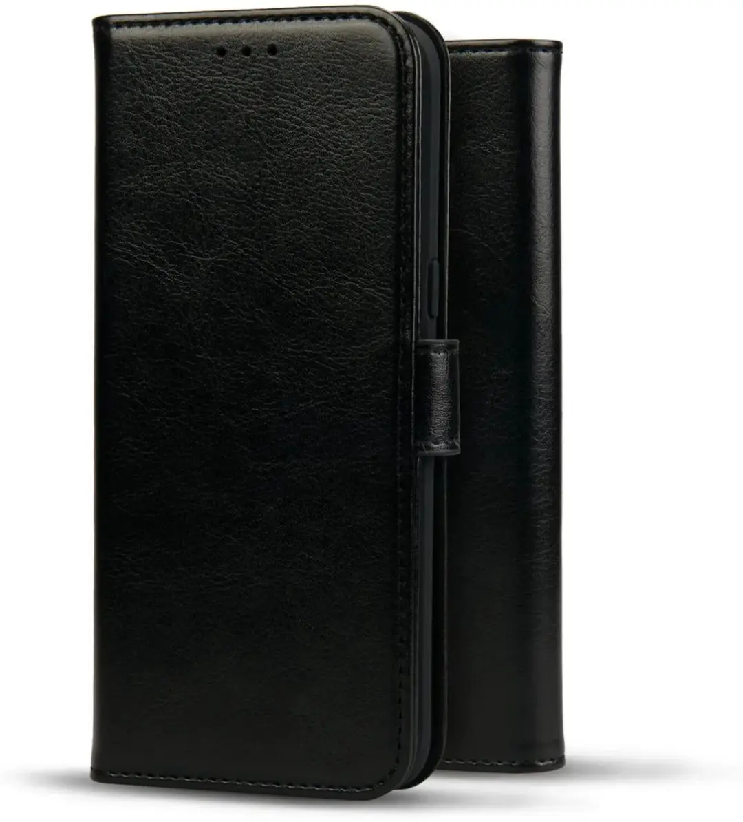 Rosso Element Wallet Book Case Moto G15/G15 Power - 3 Pasjes - Zwart