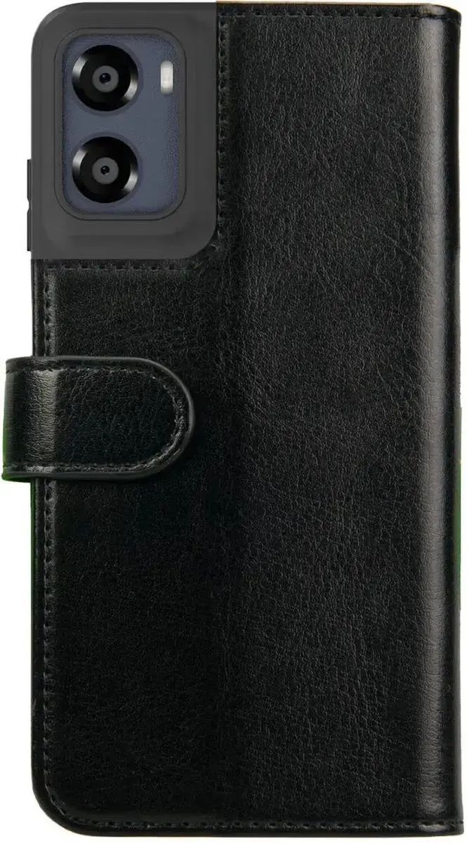 Rosso Element Wallet Book Case Moto G05 - 3 Pasjes - Zwart