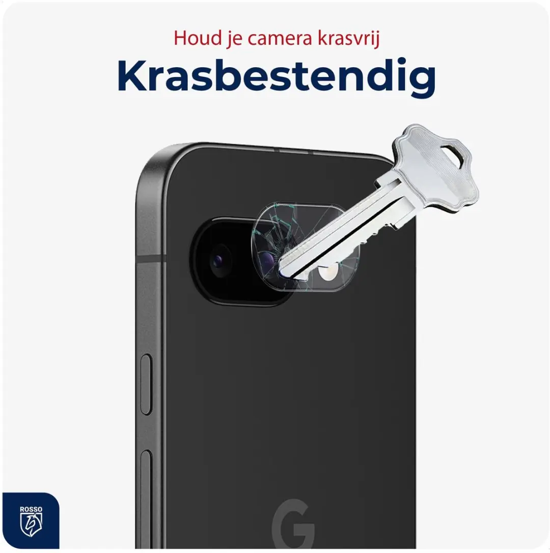Rosso Camera Protector Google Pixel 9a - Ultra Dun Glas - Transparant