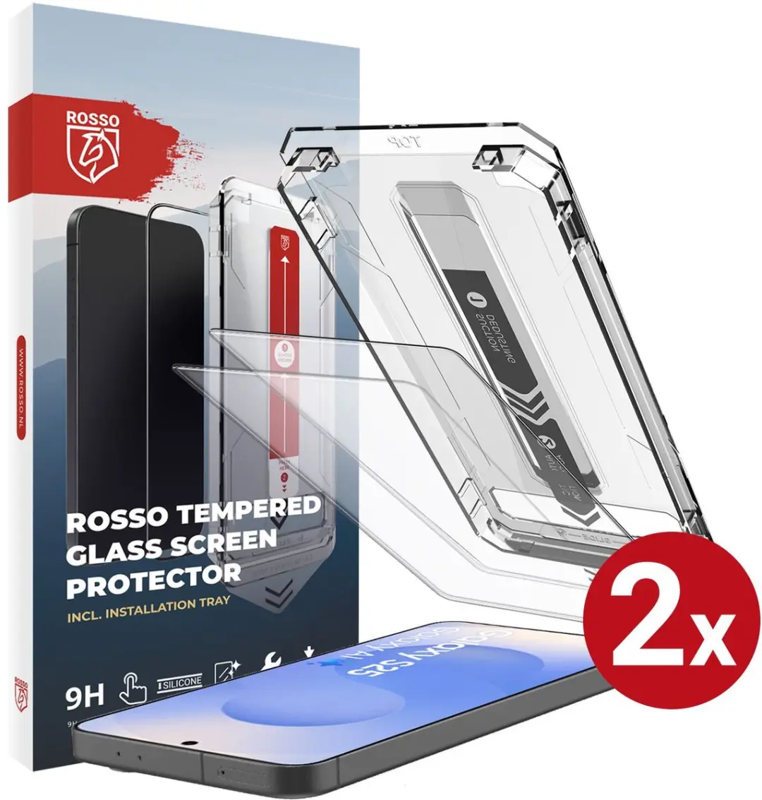 Rosso Screenprotector Samsung Galaxy S25 9H